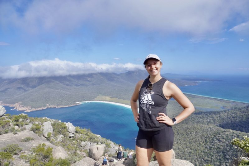 Earlier this year when I climbed to the top of Mount Amos in Tasmania 